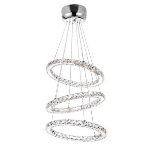 LED Chandelier with Chrome Finish - 901594