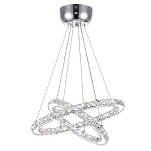 LED Chandelier with Chrome Finish - 901596