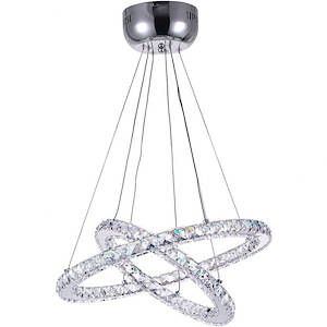 LED Chandelier with Chrome Finish - 901599