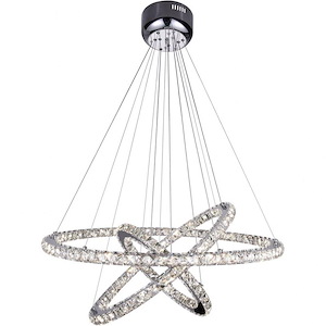 LED Chandelier with Chrome Finish - 901601