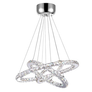 LED Chandelier with Chrome Finish - 901601