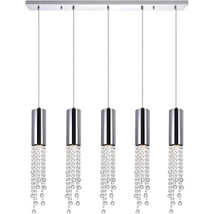 5 Light Chandelier with Chrome Finish - 901607