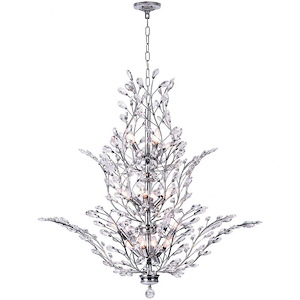 18 Light Chandelier with Chrome Finish - 901642