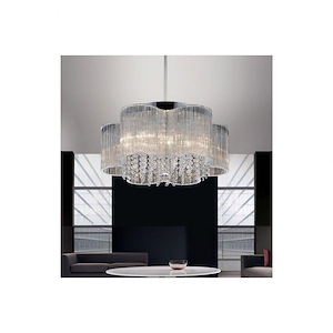 7 Light Chandelier with Chrome Finish - 901681