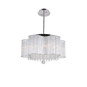 7 Light Chandelier with Chrome Finish