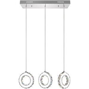 LED Chandelier with Chrome Finish - 901708