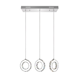 LED Chandelier with Chrome Finish - 901708