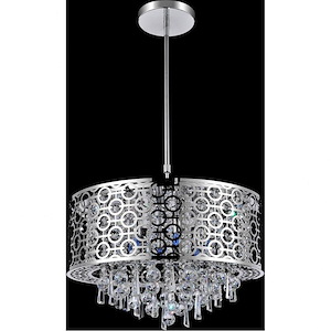 5 Light Chandelier with Chrome Finish