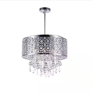 5 Light Chandelier with Chrome Finish