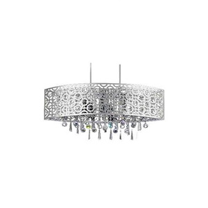 5 Light Chandelier with Chrome Finish