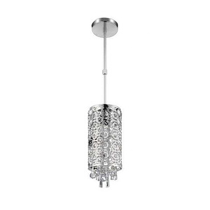 2 Light Mini Pendant with Chrome Finish