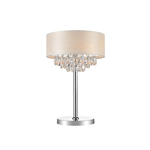 3 Light Table Lamp with Chrome Finish - 901758