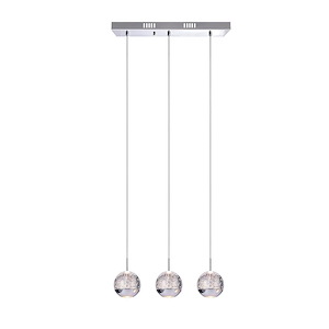 3 Light Chandelier with Chrome Finish - 901761