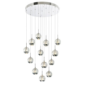 13 Light Chandelier with Chrome Finish - 901762