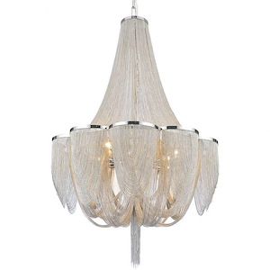 18 Light Chandelier with Chrome Finish - 901817