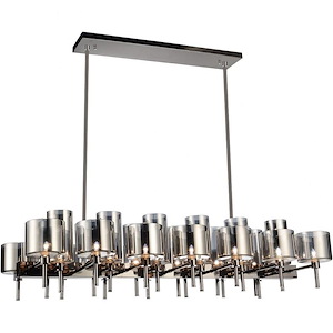 26 Light Chandelier with Pearl Black Finish - 901902