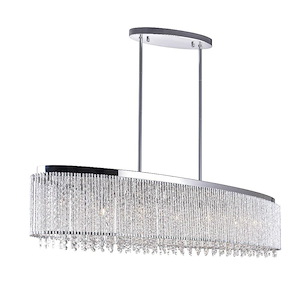 7 Light Chandelier with Chrome Finish