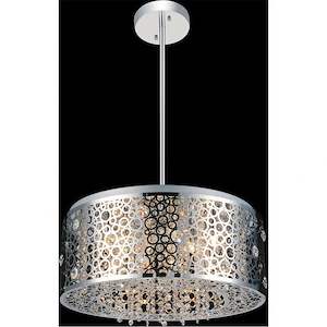 7 Light Chandelier with Chrome Finish - 901981