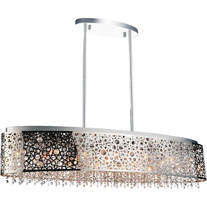 16 Light Chandelier with Chrome Finish