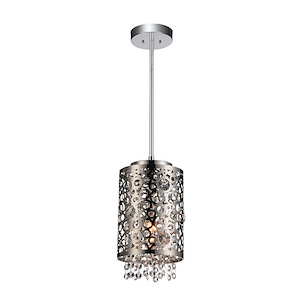 1 Light Mini Pendant with Chrome Finish