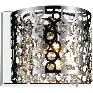 1 Light Wall Sconce with Chrome Finish