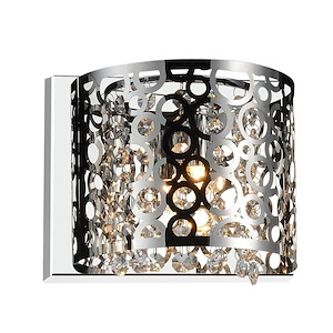 1 Light Wall Sconce with Chrome Finish