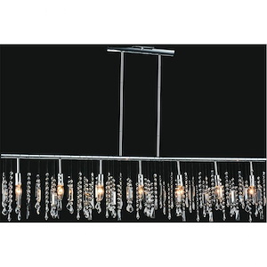 7 Light Chandelier with Chrome Finish - 902010