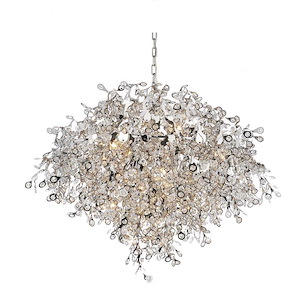 17 Light Chandelier with Chrome Finish - 902171