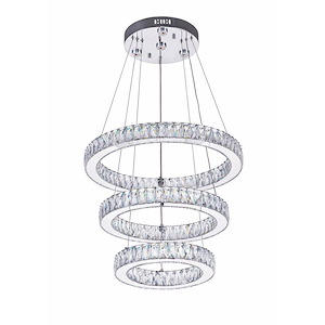 LED Chandelier with Chrome Finish - 1252878