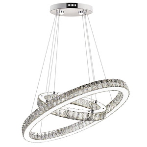 LED Chandelier with Chrome Finish - 1252796