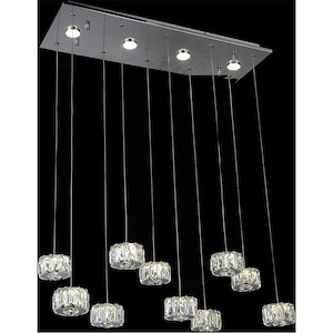 LED Chandelier with Chrome Finish - 902188