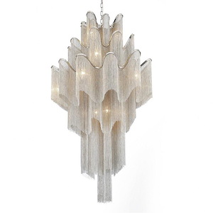 17 Light Down Chandelier with Chrome finish - 902226