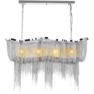 11 Light Down Chandelier with Chrome finish - 902239
