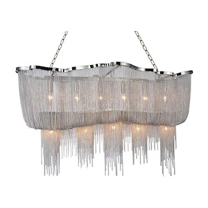 13 Light Chandelier with Chrome Finish - 902240