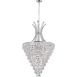 12 Light Chandelier with Chrome Finish - 902272