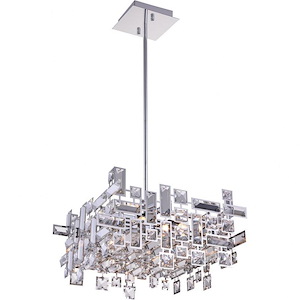 6 Light Chandelier with Chrome Finish - 902283