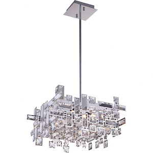8 Light Chandelier with Chrome Finish - 902284