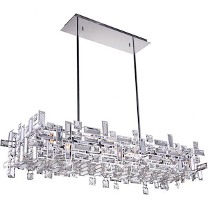 12 Light Chandelier with Chrome Finish - 902286