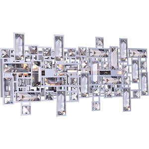 4 Light Wall Sconce with Chrome Finish - 902288