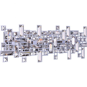 6 Light Wall Sconce with Chrome Finish - 902289