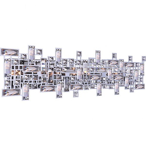 8 Light Wall Sconce with Chrome Finish - 902290