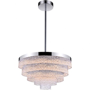 12 Light Chandelier with Chrome Finish - 902295
