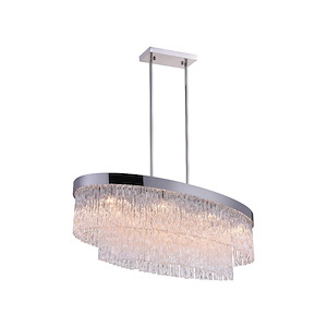 8 Light Chandelier with Chrome Finish - 902298