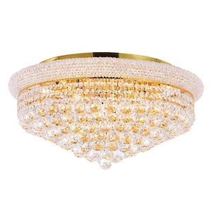 13 Light Flush Mount with Gold Finish - 902479