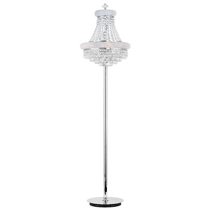 8 Light Floor Lamp with Chrome Finish - 902483