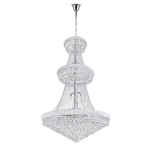 38 Light Chandelier with Chrome Finish - 902501