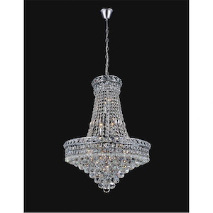 14 Light Chandelier with Chrome Finish - 902522