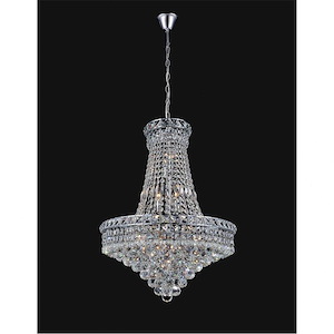 14 Light Chandelier with Chrome Finish