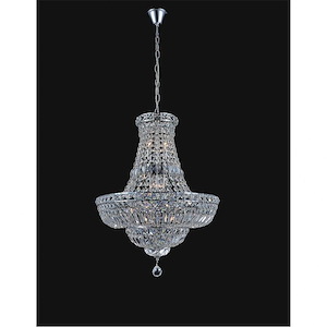 17 Light Chandelier with Chrome Finish