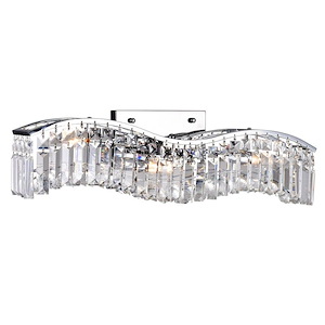 3 Light Wall Sconce with Chrome Finish - 1252799